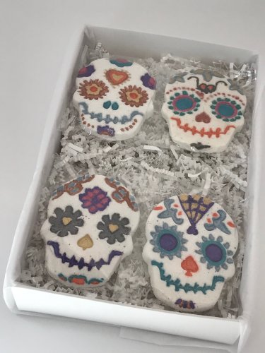 Sugar Skull Bath Bomb Day of the Dead Gift Box