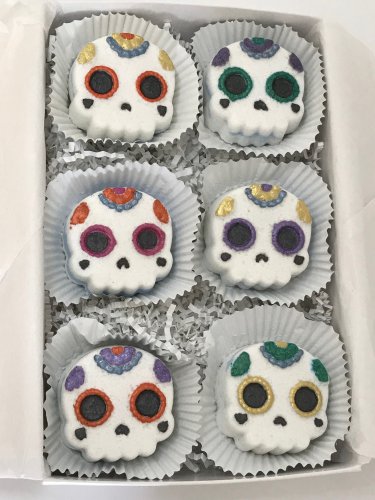 Sugar Skull Chibi Bath Bomb Day of the Dead Gift Box