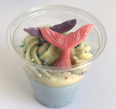 Mermaid Tails Cup Cake Bath Bomb BFF Gift
