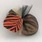 Tiger Stripes Bath Bomb Heart Shaped Extoic Scent