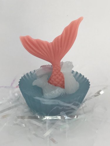 Mermaid tail and treasure soap popular party favor