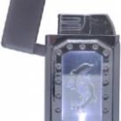 Green Flame Dolphin Lighter with Mirror flame FREE SHIPPING