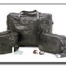 Embassy Genuine Leather 3pc Travel Set Luggage FREE SHIPPING
