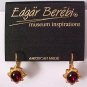 Vintage Edgar Berebi Museum Inspiration Pierced Earrings