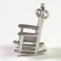 Sterling Silver Kennedy Rocking Chair Charm JFK Charm