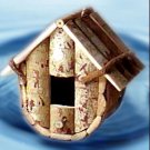 Bird house round bottom hut style