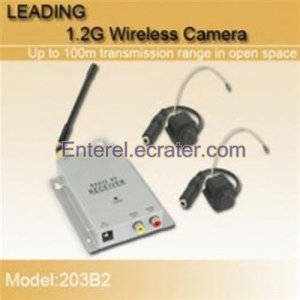 1.2GHz CCTV Wireless CMOS Color Camera & AV Receiver Security System SFA-203B2