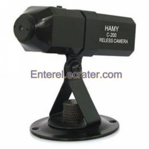 2.4GHz Wireless 380TVL CMOS Color Camera Built-in Rechargeable Li-battery C-200