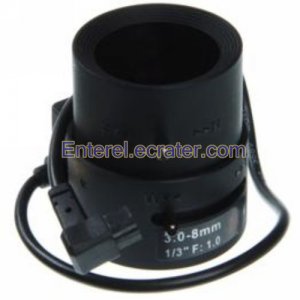 13 3.0-8mm F1.0 IR Auto-iris Manual CCTV Lens AN0308A
