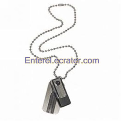 Necklace Style Digital Video Recorder 2GB Memory Included Hidden Camera
