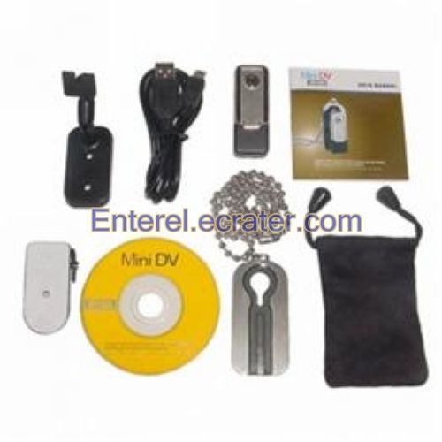 Necklace Style Digital Video Recorder 2GB Memory Included Hidden Camera