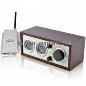 Clock Radio with Hidden Pinhole Color Camera Set SE160