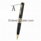 640 x 480 Video Spy Pen Camera Camcorder with TF Card Slot Black ABC003
