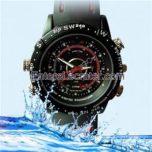 4GB 1280x960 Waterproof Spy Watch Digital Video Recorder with Hidden Camera
