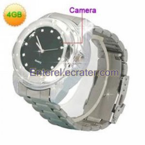 4GB 300K Pexils Spy Watch Pinhole Camera DVW002