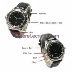 300K Pixels AVI Format 4GB Spy Watch Camera MDS6807A-4GB