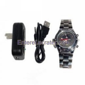 640x480 Waterproof Sport Watch Digital Video Recorder with 4G Memory Hidden Camera
