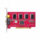 4 Channels Video Input and 1 Channel TV Out DVR Card HW-LX404E