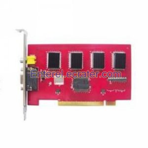 4 Channels Video Input and 1 Channel TV Out DVR Card HW-LX404E
