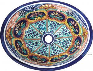 mexican talavera sink "Ana"