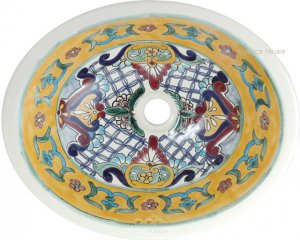 Mexican Talavera Sink "Alejandra"