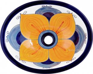 Mexican Talavera Sink "Berenice"