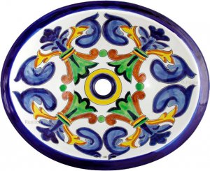 Mexican Talavera Sink "Valeria"