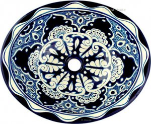 Mexican Talavera Sink "Fatima"