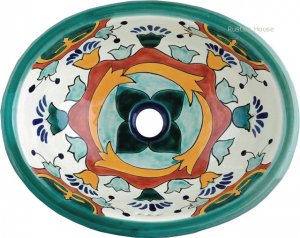 Mexican Talavera Sink "Melissa"