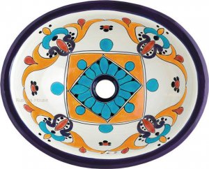 Mexican Talavera Sink "Claudia"
