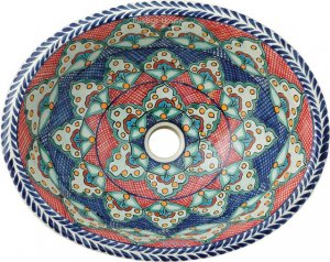 Mexican Talavera Sink "Abril"