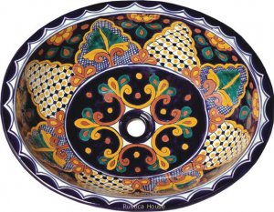 Mexican Talavera Sink "Carla"
