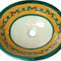 Mexican Talavera Sink "Fleur of Lis"