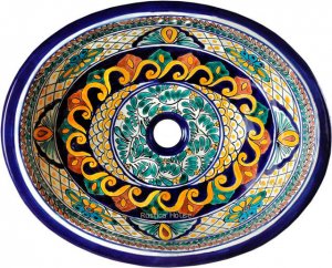 Mexican Talavera Sink "Daniel"