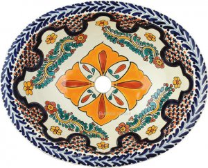 Mexican Talavera Sink "Javier"