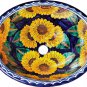 Mexican Talavera Sink "Sunflowers"