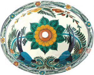 Mexican Talavera Sink "Eduardo"