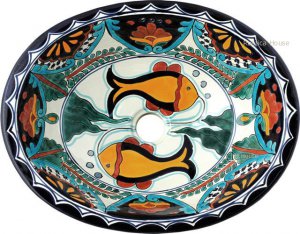 Mexican Talavera Sink "Christopher"