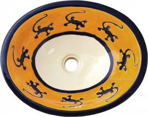 Mexican Talavera Sink "Kevin"