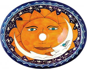 Mexican Talavera Sink "Sun"