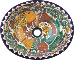 Mexican Talavera Sink "Christian"