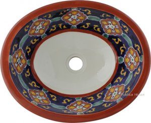 Mexican Talavera Sink "Dolores"