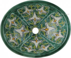 Mexican Talavera Sink "Joaquin"