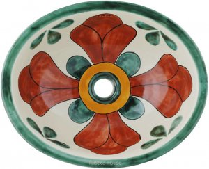 Mexican Talavera Sink "Luis"
