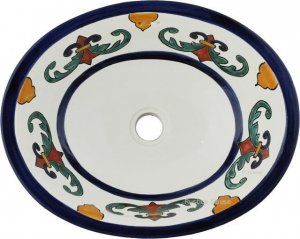 Mexican Talavera Sink "Carlos"