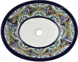Mexican Talavera Sink "Diego"