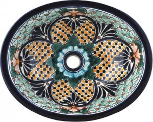Mexican Talavera Sink "Sofia"