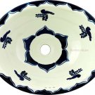Mexican Talavera Sink "Pigeons"