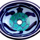 Mexican Talavera Sink "Turtle"