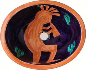 Mexican Talavera Sink "Alexander"